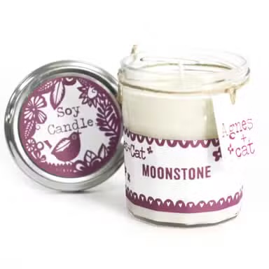 AGNES + CAT Jam Jar Candle - Moon stone